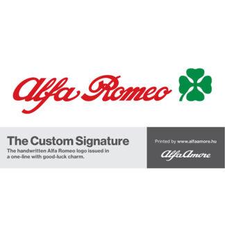 Alfa Romeo lóherével matrica