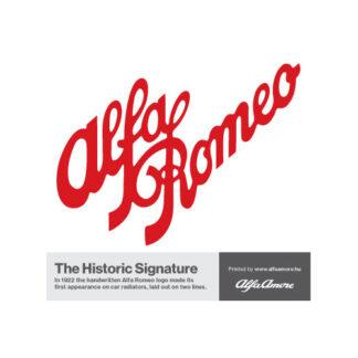 Retro Alfa Romeo matrica