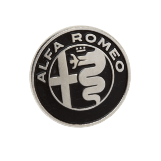 Alfa Romeo fekete kitűző