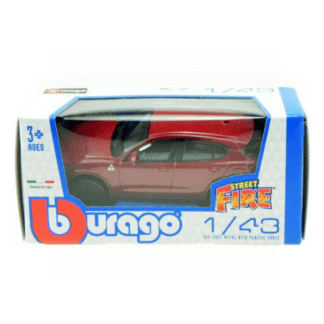 Bburago piros Alfa Romeo Stelvio Quadrifoglio modellautó 1:43
