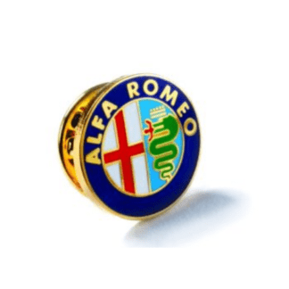 Alfa Romeo régi logós kitűző