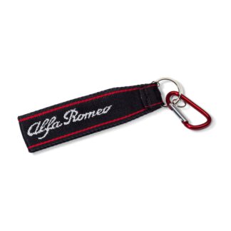 Jacquard Alfa Romeo kulcstartó, karabinerrel