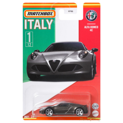 Matchbox Alfa Romeo 4C - ITALY sorozat