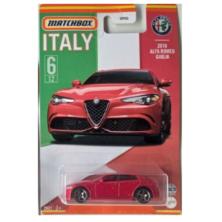 Matchbox Alfa Romeo Giulia 2016 - Italy kiadás