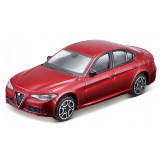 Bburago piros Alfa Romeo Giulia modellautó 1:43
