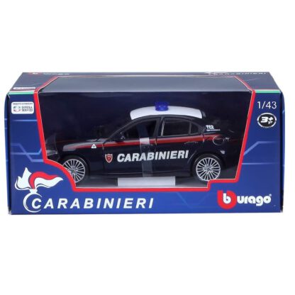 Bburago Alfa Romeo Giulia Carabinieri modellautó 1:43 - Image 2