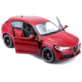 Bburago piros Alfa Romeo Stelvio Quadrifoglio 1:24