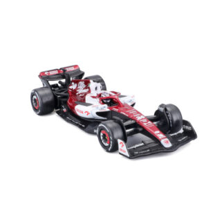 Bburago Alfa Romeo C42 modellautó 1:43 (Zhou Guanyu 2022 Bahrain GP)