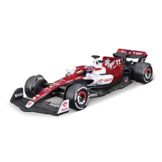 Bburago Alfa Romeo C42 modellautó 1:43 (Valtteri Bottas 2022 Bahrain GP)