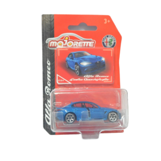 Majorette Alfa Romeo Giulia Quadrifoglio kék kisautó 1:64