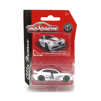 Majorette Alfa Romeo Giulia Quadrifoglio fehér kisautó 1:64