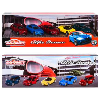 Majorette Alfa Romeo Dream Cars - 5 darabos készlet 1:64